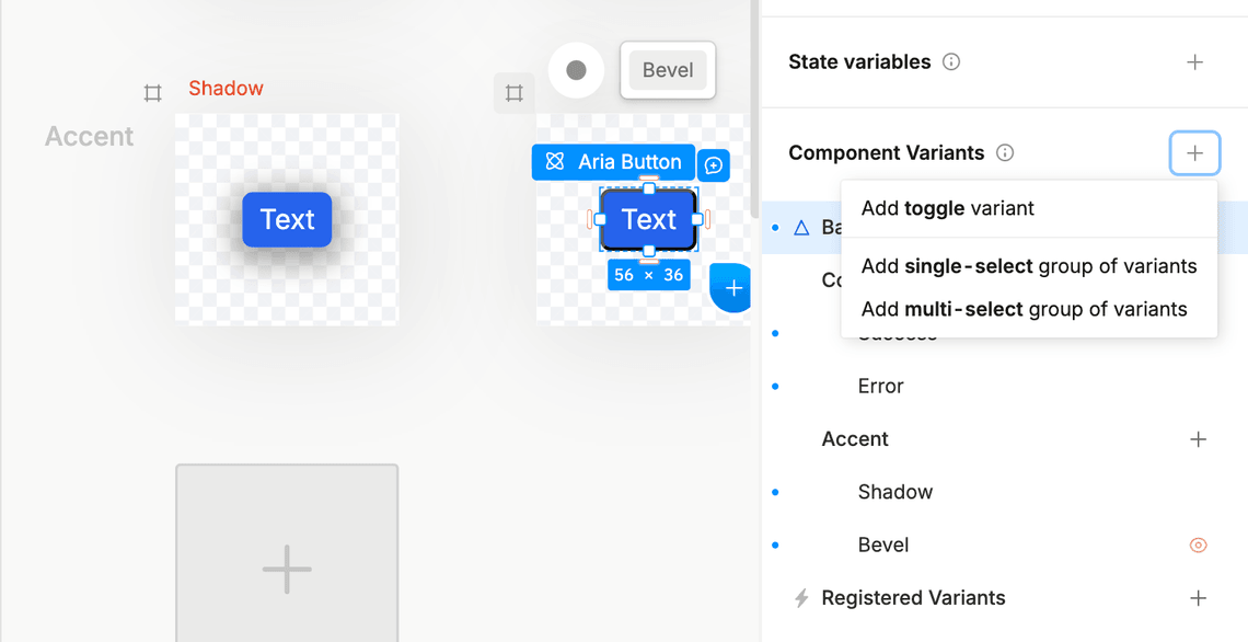 Create an accent variant group
