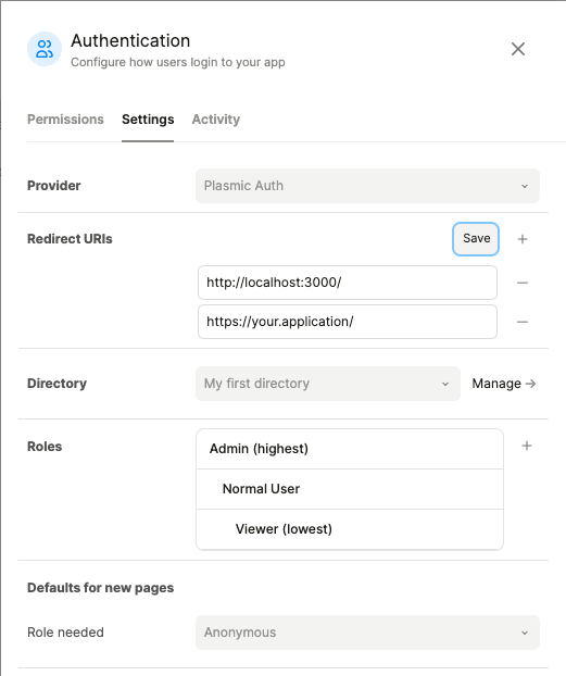 Registering Redirect URI