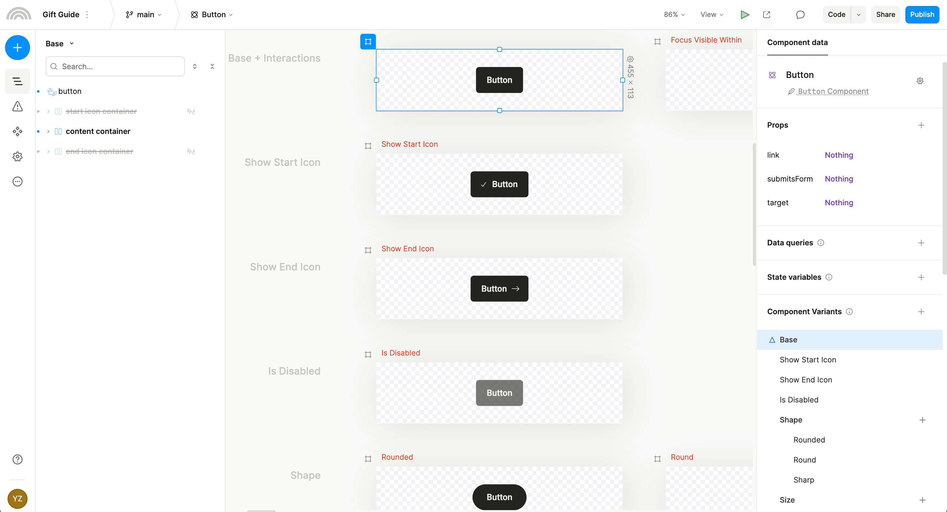 Focus mode vs. design mode | Learn Plasmic