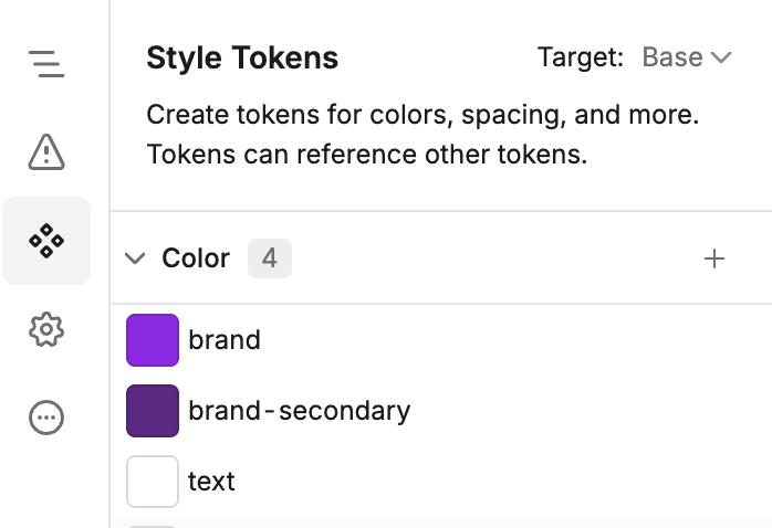Design tokens