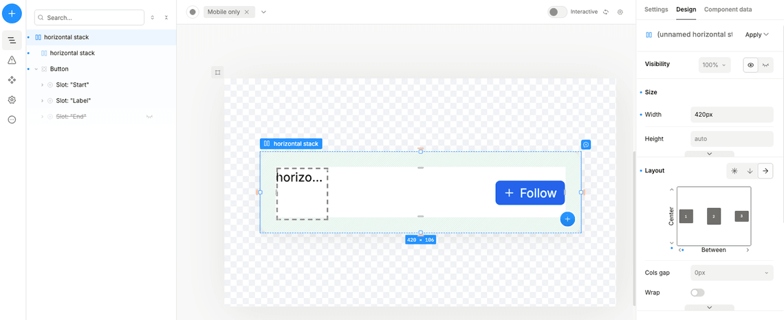 Profile card basic elements