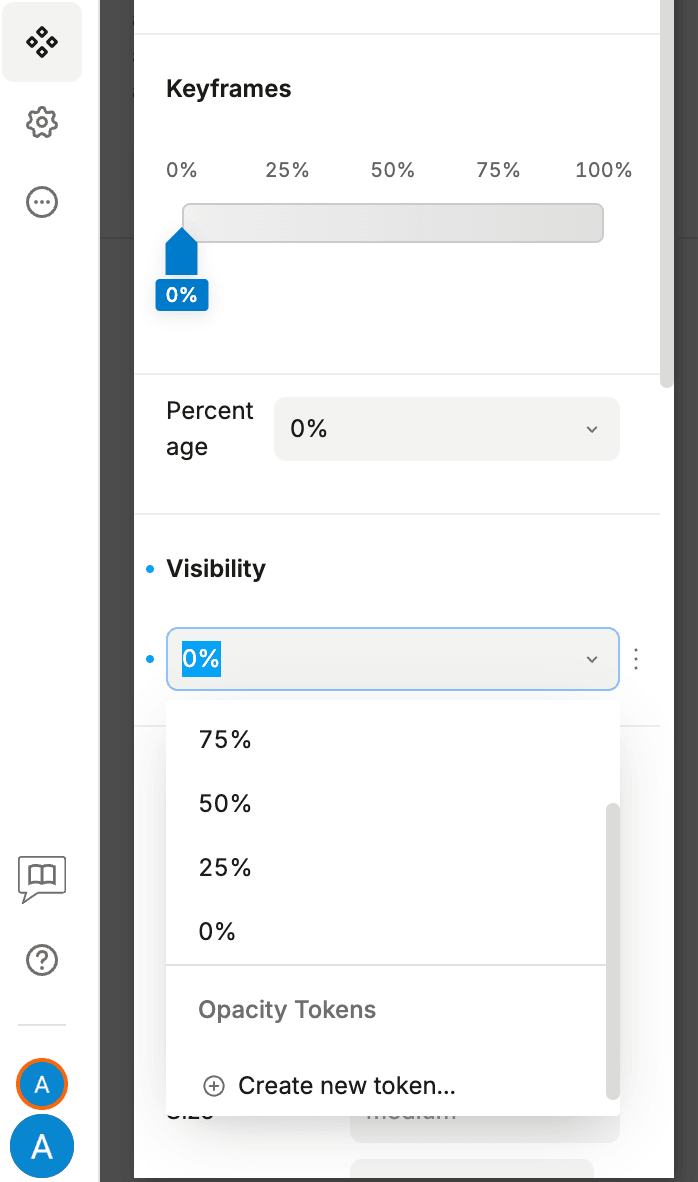 Animation opacity at 0%