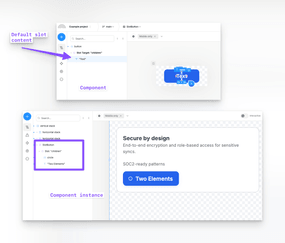 Adding data with slots | Learn Plasmic